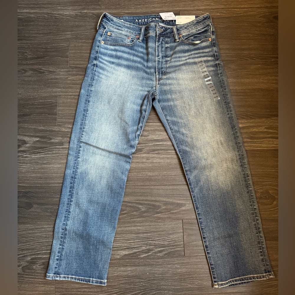American Eagle Outfitters Light Blue Straight Jeans